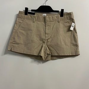 New with tags - Gap khaki city shorts.  Size 10, 3 inch inseam.